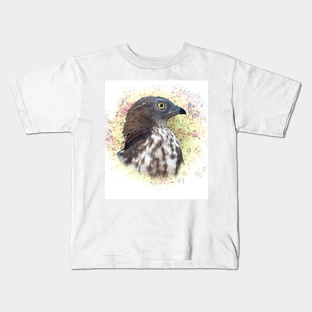 Honey buzzard Kids T-Shirt by Guardi